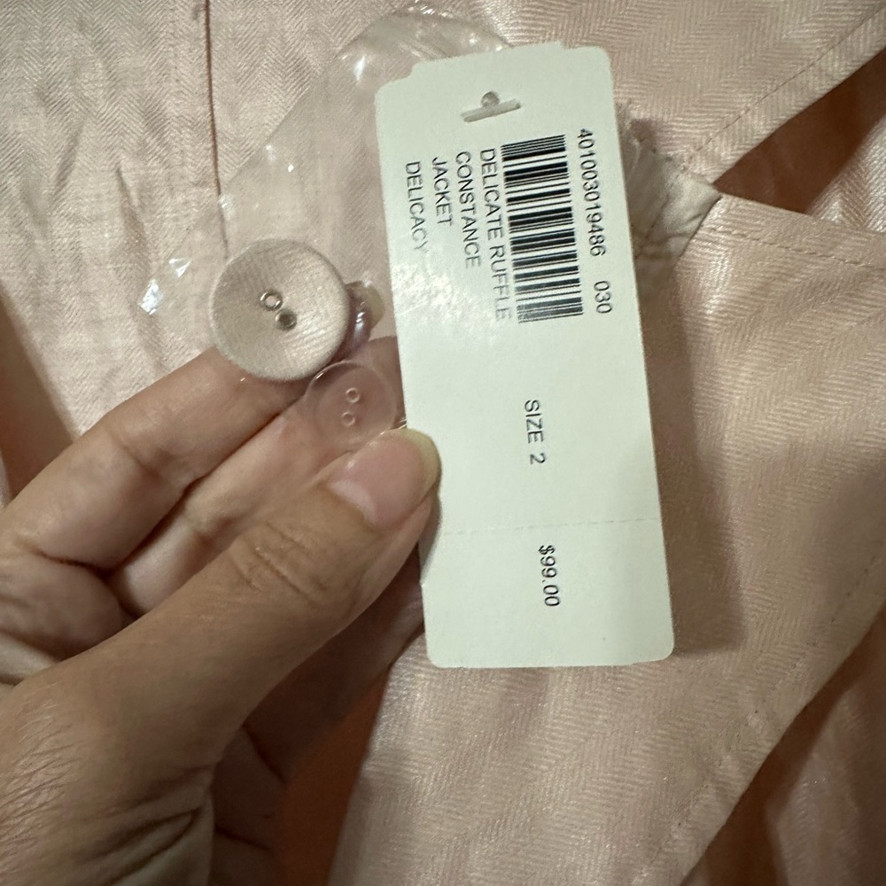 Chico's Delicate Ruffled Constance Jacket - Picture 16 of 16